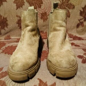 Tan Suede Ankle Boots